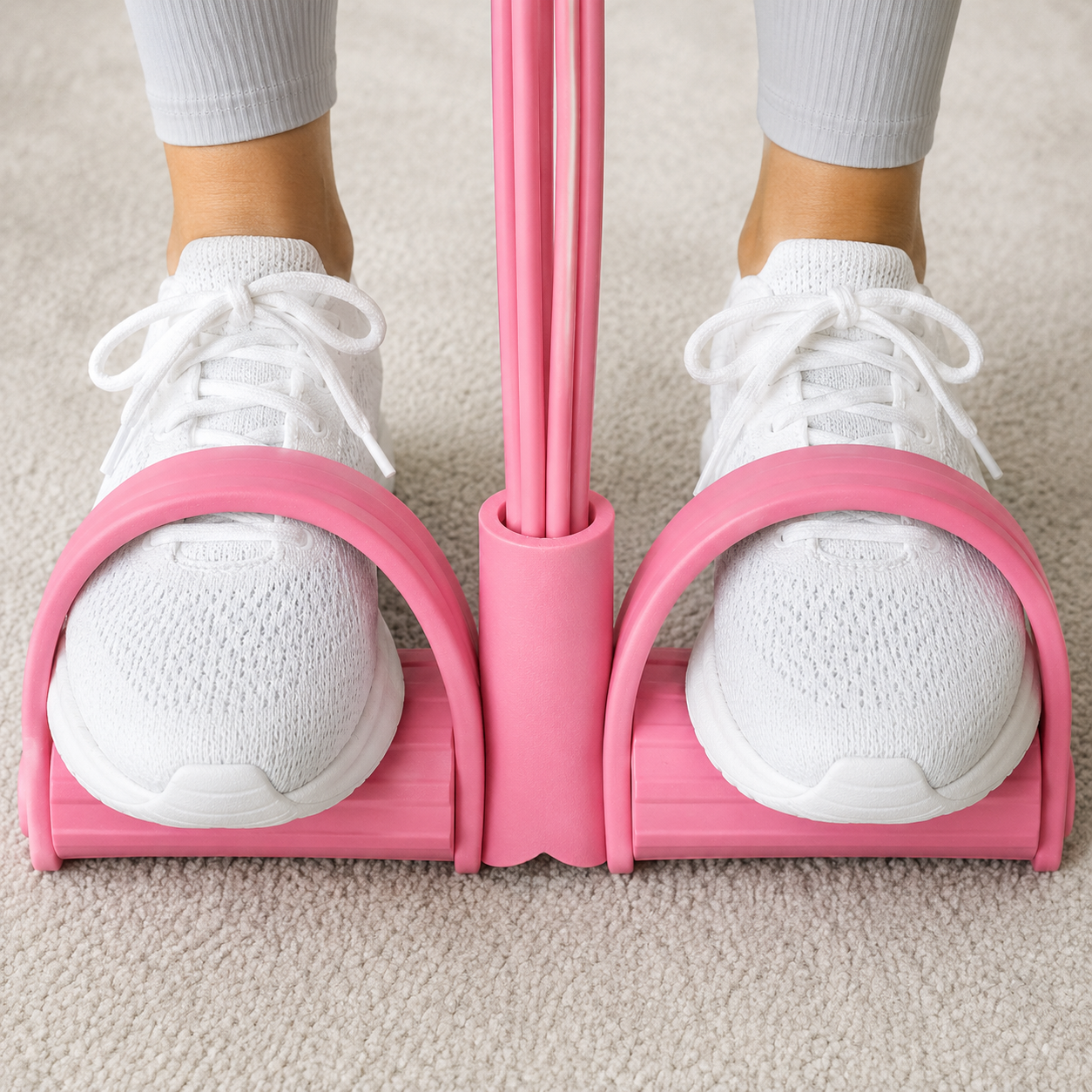 Place each foot correctly into the FlexTone foot pedals
