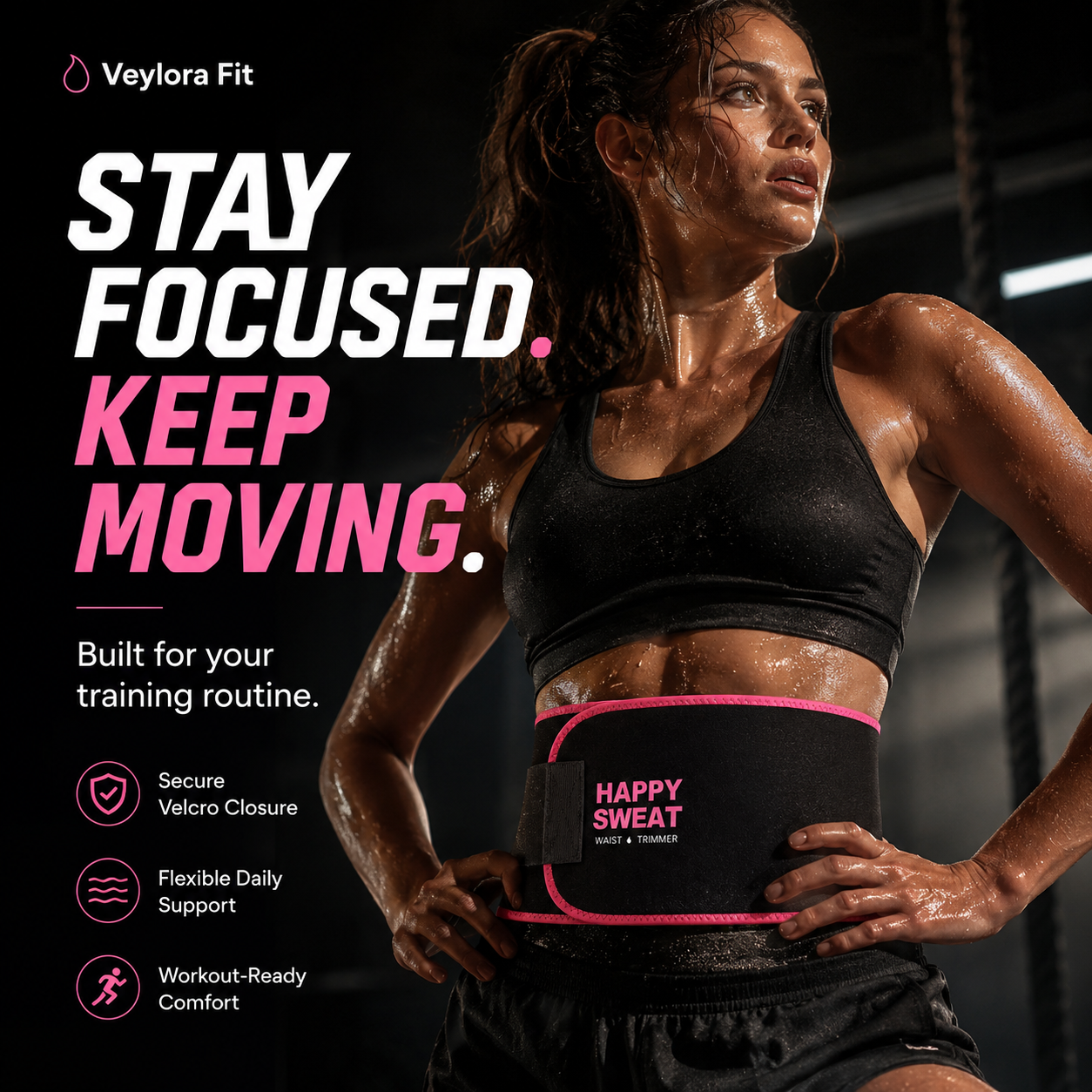 Veylora Fit CoreHeat Waist Trimmer
