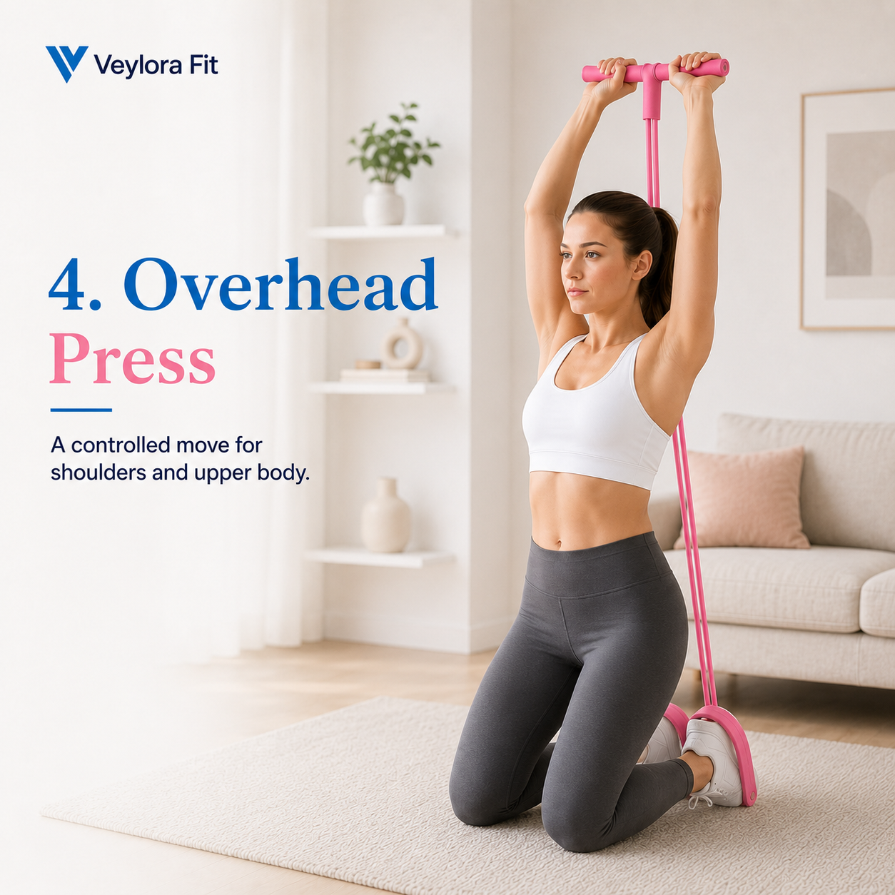 Overhead press exercise